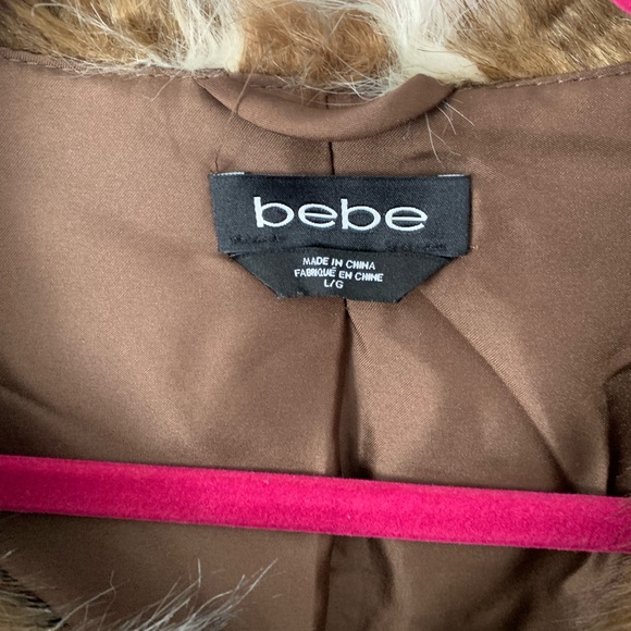 BEBE FAUX LEATHER VEST - Picture 2 of 3